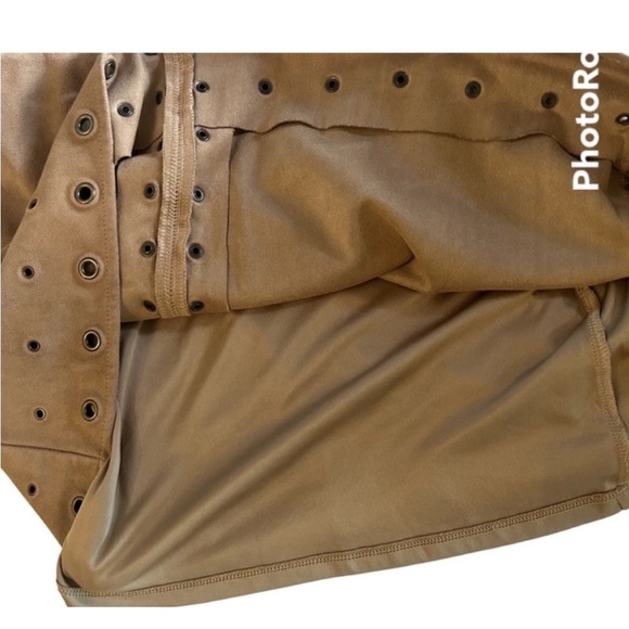 Express suede tan hippie western skirt size 4 - Picture 6 of 8